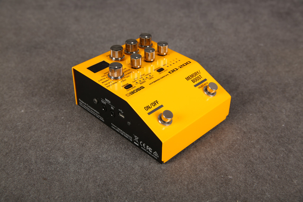 Boss OD-200 Hybrid Drive Overdrive & Distortion Pedal 2nd Hand