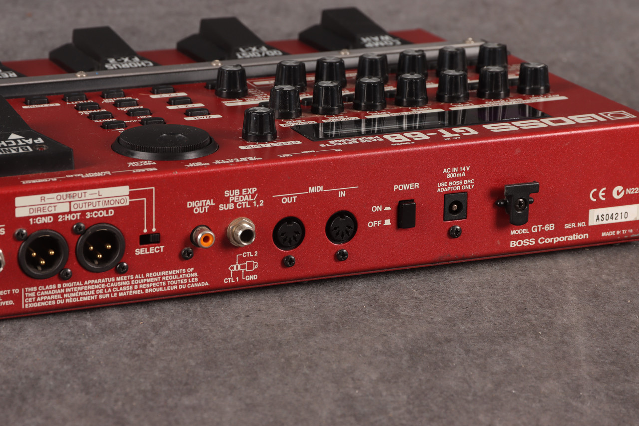 Boss GT6B Bass Effects Processor 2nd Hand | Rich Tone Music
