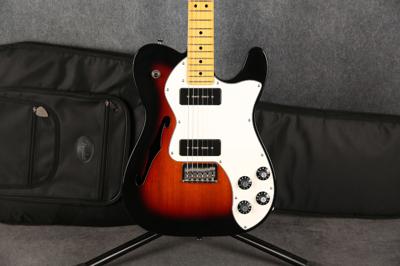 Fender Modern Player Thinline Telecaster 3 Tone Sunburst 2nd Hand