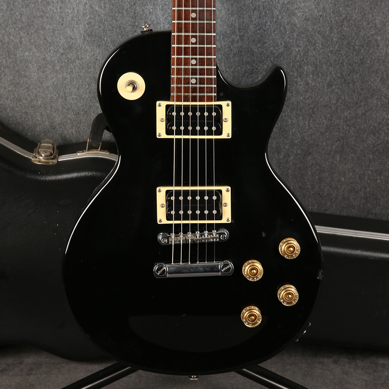 Epiphone 1997 Les Paul 100 MIK Ebony 2nd Hand | Rich Tone Music