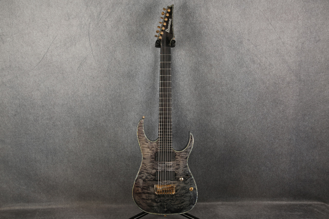 Ibanez Iron Label RGIX27FEQM-TG 7-String Transparent Grey 2nd Hand