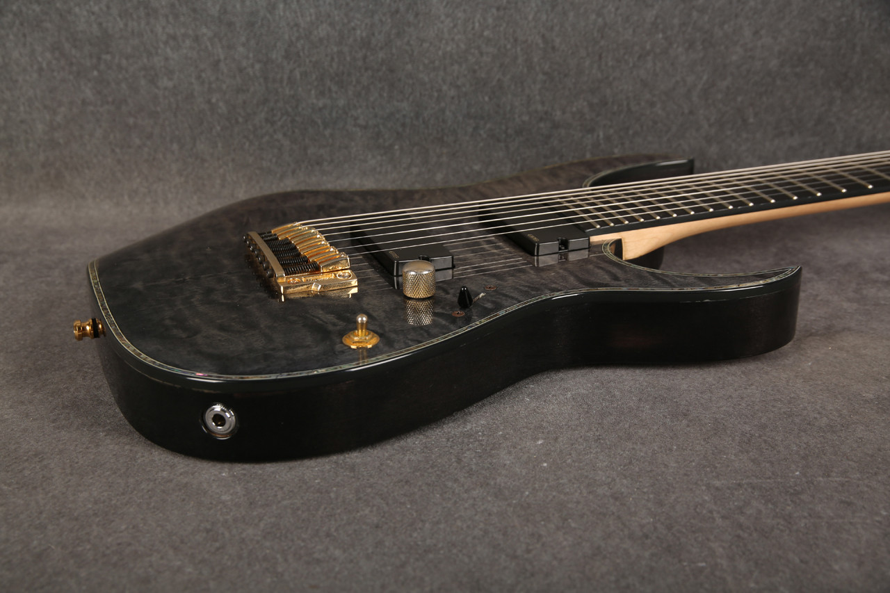 Ibanez Iron Label RGIX27FEQM-TG 7-String Transparent Grey 2nd Hand