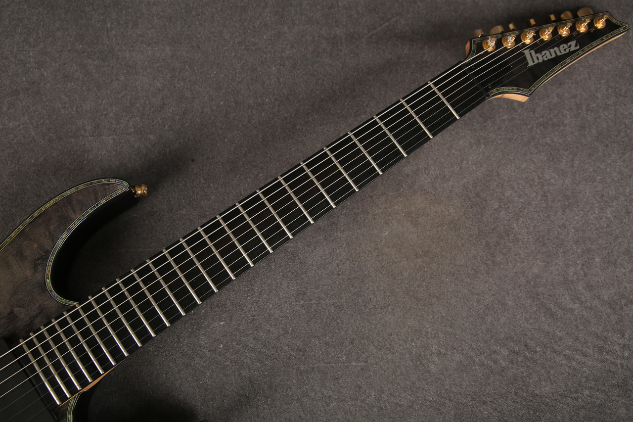 Ibanez Iron Label RGIX27FEQM-TG 7-String Transparent Grey 2nd Hand