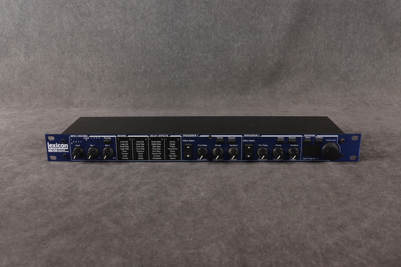Lexicon MX200 Dual Reverb Effects Processor 2nd Hand | Rich Tone Music