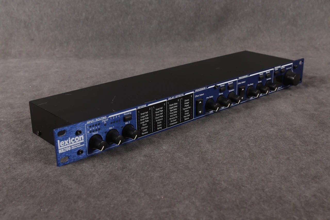 Lexicon MX200 Dual Reverb Effects Processor 2nd Hand | Rich Tone Music