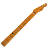 Fender Roasted Maple Telecaster Neck, 22 Jumbo Frets, Flat Oval Shape, Maple
