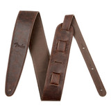 Fender Artisan Crafted 2" Leather Strap - Brown