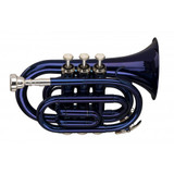 Stagg WS-TR246S Bb Pocket Trumpet - Blue