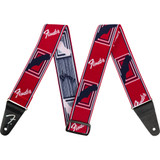 Fender WeighLess Monogram Strap - Red