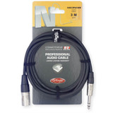 Stagg N Series 3m M XLR - Stereo Jack Audio Cable