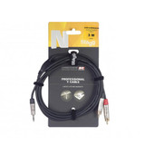 Stagg N-series 3-metre Y-cable with stereo mini phone plug