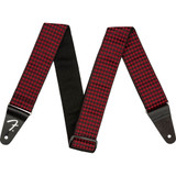 Fender Houndstooth Jacquard Strap - Red