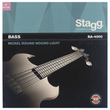 Stagg BA-4000 Nickel Round Wound Bass Strings, Light