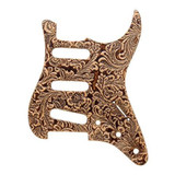 Right On! Pickguard S-Style Floral - Beige