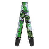 Buckle Down Avengers Assemble Hulk in Action Guitar Strap