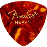 Fender 346 Shape Classic Celluloid Picks, Shell, Heavy, 72 Count