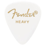Fender 351 Shape Classic Celluloid Picks, Heavy, White, 144 Pack
