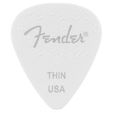 Fender Wavelength Picks, 351 Thin - White, 6 Pack