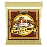 Ernie Ball Earthwood Extra Light 80/20 Bronze Acoustic Strings, 10-50