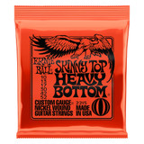 Ernie Ball Skinny Top Heavy Bottom Slinky Nickel Wound Guitar Strings, 10-52