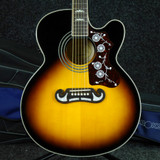 Epiphone EJ-200CE Electro-Acoustic Guitar - Sunburst w/Bag - 2nd Hand