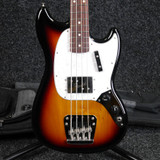 Fender Mustang Bass Guitar - Sunburst w/ Gig Bag - 2nd Hand