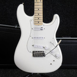 Fender EOB Sustainer Stratocaster - Olympic White w/ Case - 2nd Hand