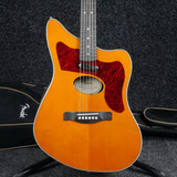 Fender JZM Deluxe Acoustic-Electric Guitar - Trans Amber w/Gig Bag - 2nd Hand