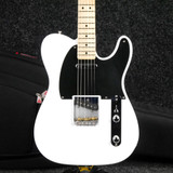 Fender Baja Telecaster - White Refinish, Custom Wiring w/Gig Bag - 2nd Hand