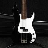 Fender Mex Standard Precision Bass - Black w/Hard Case - 2nd Hand