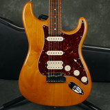 Fender American Deluxe HSS Stratocaster - Trans Amber w/Hard Case - 2nd Hand