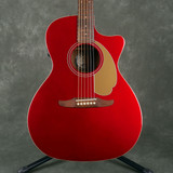 Fender Newporter Player Electro-Acoustic - Candy Apple Red - 2nd Hand