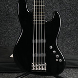 Squier Jazz V Active Bass - Black w/Gig Bag - 2nd Hand