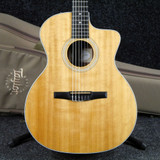 Taylor 214CE-N Nylon Electro-Acoustic Guitar - Natural w/Gig Bag - 2nd Hand