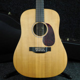 Martin X Series D12X1AE 12-String Acoustic Guitar - Natural w/Case - 2nd Hand