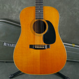 Martin 1976 D-28 Dreadnought Acoustic Guitar - Natural w/Hard Case - 2nd Hand