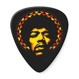 Jim Dunlop JHP16HV Jimi Hendrix 69 Psych Series Aura Mandala Pick, 6 Pack