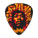 Jim Dunlop JHR14HV Jimi Hendrix 69 Psych Series Voodoo Fire Guitar Pick, 36 Pack