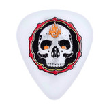 Jim Dunlop BL40R Alan Forbes Flame Skull Blackline Guitar Pick, .60mm, 36 Pack