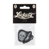 Jim Dunlop L13CP Lucky 13 Assortment 2 Guitar Pick, .60mm, 6 Pack