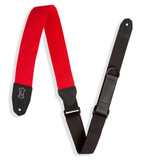 Levy's Right Height Cotton 2" Guitar Strap - Red