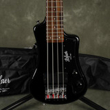 Hofner Shorty Bass Guitar - Black w/Gig Bag - 2nd Hand