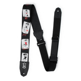 Levy's Right Height Sublimation Print 2" Guitar Strap - Pin Up