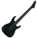 ESP LTD M Series M-7HT Baritone Black Metal - Black Satin