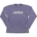 Gretsch Power and Fidelity Long Sleeve T-Shirt, Grey - XL
