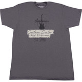 Jackson Custom Guitar T-Shirt, Charcoal - Small