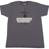Jackson Custom Guitar T-Shirt, Charcoal - XL