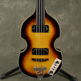 Harley Benton BeatBass FL VS Fretless Beatle Bass - Sunburst - 2nd Hand