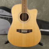 Turner 40CE-12 12-String Acoustic - Natural w/Gig Bag - 2nd Hand
