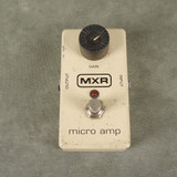 MXR Micro Amp Boost FX Pedal - 2nd Hand